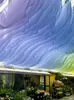 Cortinas Modernas de Gaze Balançantes para Decoração de Teto em Restaurantes, Pousadas, Hotéis, Áreas Externas e Locais à Beira-Mar