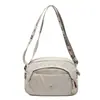 Bolso Bandolera de Tela de Nylon para Mujer Verano Nuevo Versátil Casual Moda Múltiples Compartimentos Bolsa de Maquillaje Bolso de Lienzo para Mamá