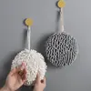 Limpieza del Hogar Bola de Toalla de Mano de Chenilla Suministros de Cocina Creativos Toalla de Mano Multifuncional Colgante Absorbente de Agua Secado Rápido
