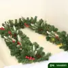 Galhos de Cedro Pegajosos com Flocagem de Natal com Decorações Enfeites de Rattan Janela de Hotel Porta Pingentes Parede Escola Restaurante