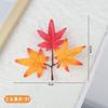 Hojas de Tela Vegetal, Hojas de Arce Serigrafiadas de Tres Puntas, Hojas Caídas de Otoño, Navidad, Manualidades de Halloween, Decoraciones de Halloween