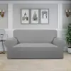 Cojín de sofá de grano de maíz exclusivo transfronterizo, apto para todas las estaciones, color liso simple, funda de asiento de sofá de vellón, respaldo