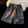 Verano 2024 nuevos shorts de color liso para hombre y mujer pareja estudiante deportivos secado rápido tres cuartos casuales finos pantalones de playa