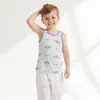 Chaleco de Algodón Puro para Niños Otoño Nuevo Estilo Ropa Interior Clase A para Niños Capa Base para Niñas Algodón Transpirable Diseño de Dibujos Animados