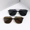 2025 Nuevas Gafas de Sol Polarizadas de Nylon de Alta Definición para Hombre Estilo Retro Doble Puente Anti-UV para Pesca 3067