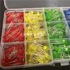 Diodo emisor de luz LED de 5 mm transistor encapsulado 500 piezas por color 100 piezas