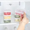 Caixa Pequena para Conservação de Carne Congelada de Geladeira com Tampa Caixa de Armazenamento para Congelamento Geladeira Cebolinha, Gengibre e Alho Cereais Arroz Classificação Caixa Selada