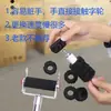 Codificador Rodante Combinado con Números, Letras, Fechas, Caracteres Chinos Reemplazables, Sello Rodante para Cajas de Cartón, Cepillo de Sello Antierrores