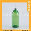 Botella de 300 ml con tapa puntiaguda, cuello largo, verde, botella de plástico con boquilla puntiaguda de 300 ml, botella para inyección de agua con tapa puntiaguda, botella para loción con boquilla puntiaguda, botella para aceite esencial con boquilla puntiaguda