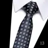 Corbata para Hombre para Negocios y Boda, Rayas Jacquard Puntos Flecha Formal Poliéster Seda para Novio y Padrino