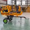 Exportado para o Canadá Divisor Hidráulico de Lenha com Rodas Abridor de Lenha para Fazenda Pequeno Triturador de Madeira Doméstico Semi-Automático