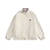 Chaqueta reversible para hombre, otoño e invierno, a cuadros retro americano, elegante y sofisticada, con cuello de solapa