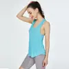 Amazon Deportes Fitness Chaleco de Secado Rápido Suéter Blusa Yoga Correr Seda de Hielo Resbaladizo Camiseta sin Mangas