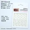 Gemas Faciais Brilhantes com Strass em Formato de Coração Acrílico Diamante Pérola Adesivos Faciais Populares Transfronteiriços do Fabricante