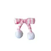 Mini Lazo Bola de Pelo Pegajosa Multicolores Tejido a Mano Mini Accesorios para el Cabello Dulces y Lindos Accesorios de Decoración para Ropa