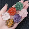 Inserto de Incienso de Loto de Cristal Natural Base Portainciensos de Hilo de Piedra Semipreciosa Piedra Ojo de Tigre 30mm Insertos para Quemadores de Incienso Fabricante Venta al por Mayor