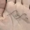 Ganchos para oreja accesorios de joyería semiacabados material hecho a mano diy acero inoxidable 316 accesorios para aretes ganchos para oreja accesorios para aretes