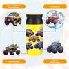 50 Adesivos de Monster Truck Desenho Animado Carro Caminhão Grande Caminhão Transporte Grafite Adesivos Decorativos Legais