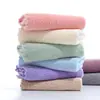Toalla Cuadrada Lisa de Terciopelo Coral de Alta Densidad 3030 Suave y Absorbente Pañuelo para Bebé Trapo de Mano Regalo Venta al por Mayor Cacao Personalizado