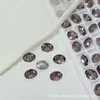 Wuzhou K9 Super Brillante 6X8 Forma de Huevo de Paloma Diamante 1:1 Réplica Huazi Decorativos Irregulares con Base Puntiaguda Accesorios para Uñas Piezas de Diamante