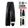 Calça de Caminhada Três em Um da Marca Outdoor para Mulheres, Nova Primavera e Outono Montanhismo Verde Militar Casual Larga Calça Cargo para Homens