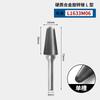 Broca de carboneto rotativa para marcenaria metal cabeça de retificação fresa aço tungstênio broca rotativa cone tipo L fornecimento de fábrica