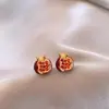 Aretes Ankora Caballo Rojo para Mujer, Estilo de Lujo Ligero Nicho de Gama Alta, Aretes del Año Nuevo Chino, Accesorios para Orejas de Otoño e Invierno