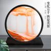 Decoración de pintura de arenas movedizas, reloj de arena tridimensional 3D, arte creativo, descompresión dinámica, sala de estar, oficina, decoración de escritorio, regalo