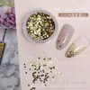 Lentejuelas Mini Amor de 1 mm para Arte de Uñas Lentejuelas Pequeñas Estrella Blanca de Cinco Puntas Estrella del Día de San Valentín Adorno para Uñas Plateado