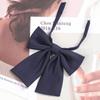 Gravata borboleta uniforme JK Pena Ciano Vermelho Cor Sólida Estilo Japonês Angular Estudante Gola de Pena Gigante Acessório de Uniforme de Marinheiro