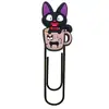 Clips para Papel Grandes de Hayao Miyazaki Transfronterizos Suministros de Oficina Clips para Papel Creativos Lindos Pines en Forma de U Marcadores de Libros de Dibujos Animados de PVC