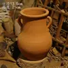Novo vaso de flores secas estilo Zen chinês, vaso rústico de cerâmica para arranjos florais, decoração vintage para sala de estar, vaso de terracota estilo antigo para suculentas