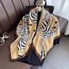 Nueva bufanda de gasa exterior con estampado animal para primavera y verano, que combina con todo, fina, cálida y explosiva.