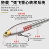 Cuchillo Grande Plateado Hundimiento Lento Micro-Objeto Xiaomi Señuelo Luya Boca Levantada Especial Lápiz Sumergible Señuelo Falso Agua Dulce Señuelo Falso de Largo Alcance
