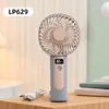 Ventilador Digital Inteligente Portátil Simple con Ajuste de Velocidad Continuo, Logo Personalizable, Correa para el Cuello y Capacidad de Carga de Escritorio