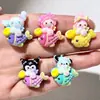 Lindos Accesorios de Resina de Kuromi al por Mayor Accesorios DIY Materiales para Hebilla de Zapato Pegamento Crema Pinza para el Cabello