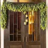 Guirnalda de Pino Cedro Navideña de Venta Caliente en Amazon Transfronteriza para Escaleras, Chimeneas, Puertas Principales y Decoraciones de Escenas del Hogar