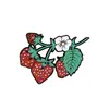 Broche Floral, Exquisita y Versátil Decoración para Mochila Escolar, Peonía, Tulipán, Fresa, Girasol, Insignia de Aleación con Gota de Aceite