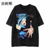 Camiseta de manga corta de algodón de AliExpress para hombre, novedad de verano 2024, cinco mangas cortas, ropa de marca de moda urbana, venta al por mayor en eBay.