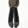 Ropa para Hombre Fengshe / Jeans Degradados Estilo Retro Americano de Moda para Hombres y Mujeres, Pantalones Casuales Sueltos de Pierna Ancha