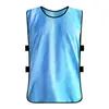 Traje de agrupamento de tecidos transfronteiriço malha plana alternada colete de treinamento de futebol fabricantes logotipo impresso