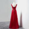 Vestidos de Dama de Honra Sem Mangas Amazon Nova Moda Banquete Anfitriã Slim Brinde Longos Vestidos de Formatura Fornecimento de Comércio Exterior