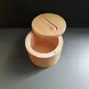 Suministro Directo de Fábrica a Amazon, Frasco para Condimentos de Doble Compartimento, Frasco para Sal, Frasco para Especias de Bambú, Caja de Almacenamiento para Utensilios de Cocina