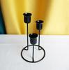 Venta directa transfronteriza candelabro de hierro de múltiples cabezas tiempo romántico decoración de hierro decoración de restaurante dormitorio accesorios para películas televisión bodas