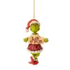 Novos Enfeites de Árvore de Natal Transfronteiriços Pingentes Personagem de Desenho Animado Grinch Janela Acrílico Enfeites Pendurados