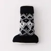 Meias grossas e quentes para panturrilha Outono e Inverno Venda por Atacado Meias Fair Isle Moda Tendência Polainas Meias de Natal com Flocos de Neve