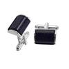 Dongguan Metal Arc Tianhe Pedra Azul Areia Botões de Punho Gema Botões de Punho Francês Masculino High-end Traje Botões de Punho