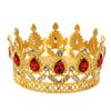 Corona original de aleación con diamantes de imitación para decoración de tartas de cumpleaños, accesorios para el cabello y la cabeza.