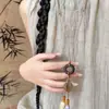 Nuevo Collar de Perlas de Cerámica en Nuevo Estilo Chino para Mujer, Estilo Étnico de Lujo Ligero de Nicho, Accesorio de Cadena para Suéter de Verano de Gama Alta