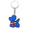 Llavero de la Serie Perro Globo Lindo Transfronterizo Venta al por Mayor Colgante Pequeño de Regalo Llavero de Metal Colgante para Bolso En Stock